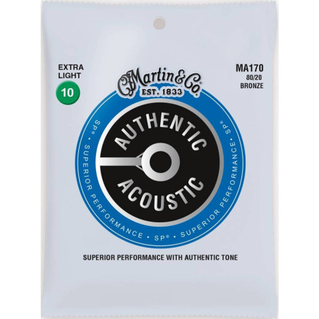 Martin Authentic Acoustic 80/20 Bronze Strings 10-47