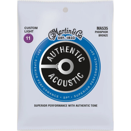 Martin Authentic Acoustic Phosphor Bronze Strings 11-52