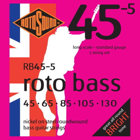 Rotosound RB45-5 Rotobass 5-cordas