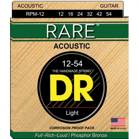 DR Strings Rare Light Acoustic Guitar Strings