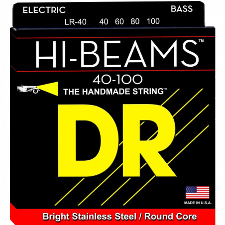 DR Strings Hi-Beams Light Bass Strings