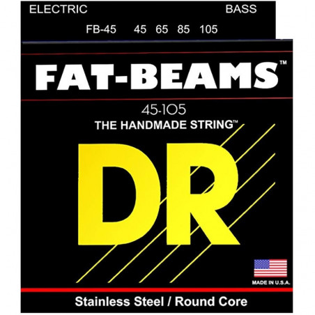 DR Strings Cordas Baixo Elétrico Fat-Beams Medium