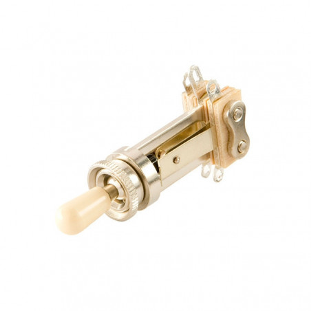 Gibson Gear Straight Type Toggle Switch - Creme Cap