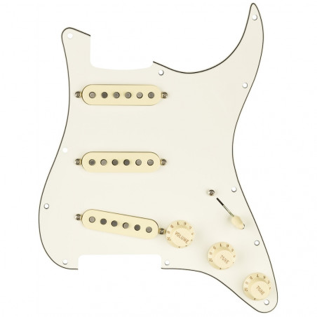 Fender Pre-Wired Strat Pickguard, Custom Shop Fat 50s SSS