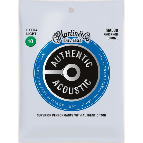 Martin Authentic Acoustic Phosphor Bronze Strings 10-47