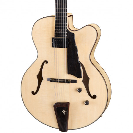 Eastman AR880CE John Pisano Signature Archtop - Blonde