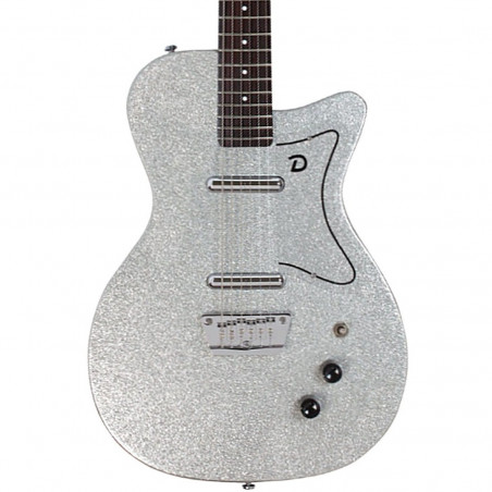 Danelectro Baritone - Silver Metal Flake