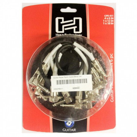 Hosa Technology Standard Guitar Patch Cable 4x15cm, 1x30cm, 1x45cm