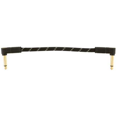 Fender Deluxe Series Instrument Cable 6", Black Tweed