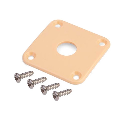 Gibson Gear Plastic Jack Plate, Creme