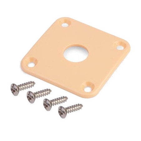 Gibson Gear Plastic Jack Plate, Creme