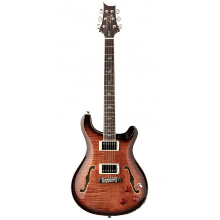 PRS SE Hollowbody II Piezo - Black Gold Burst
