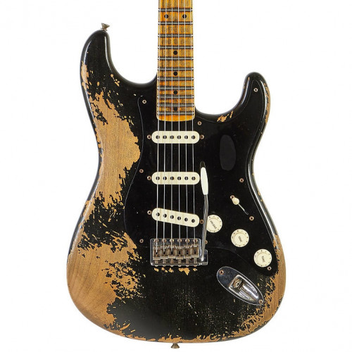 Fender Custom Shop Ltd. Ed. Poblano Strat Super Heavy Relic Aged Black
