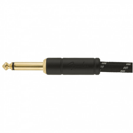 Fender Deluxe Series Instrument Cable 25\', Black Tweed