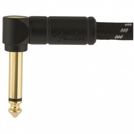 Fender Deluxe Series Instrument Cable 25\', Black Tweed