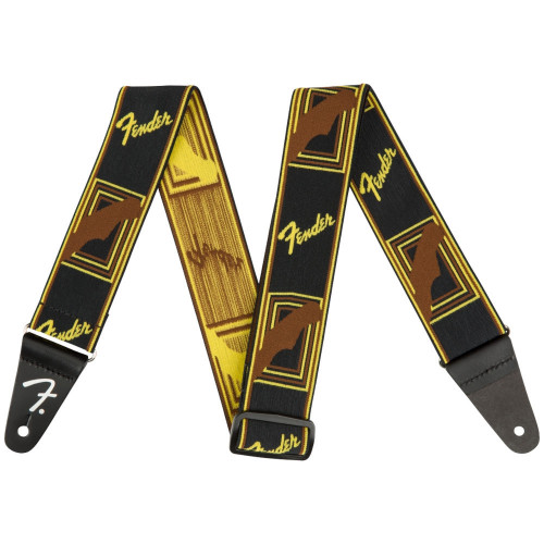 Fender Weighless Mono Strap, Yellow