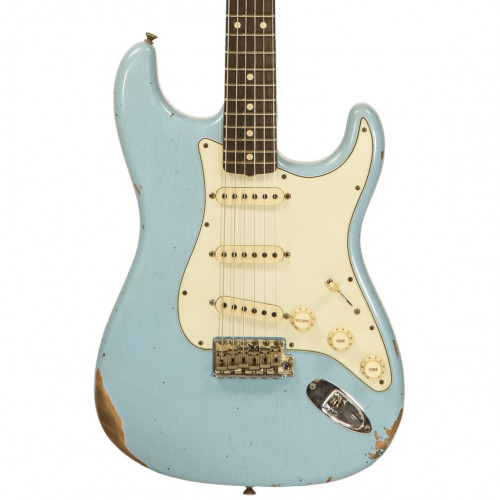 Fender Custom Shop Lim. Ed. 60 Stratocaster Relic Faded Aged Daphne Bl