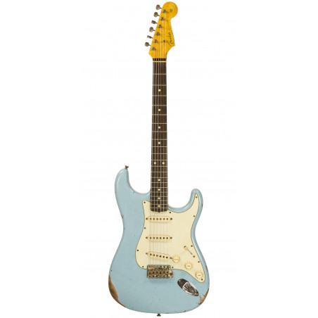 Fender Custom Shop Lim. Ed. 60 Stratocaster Relic Faded Aged Daphne Bl