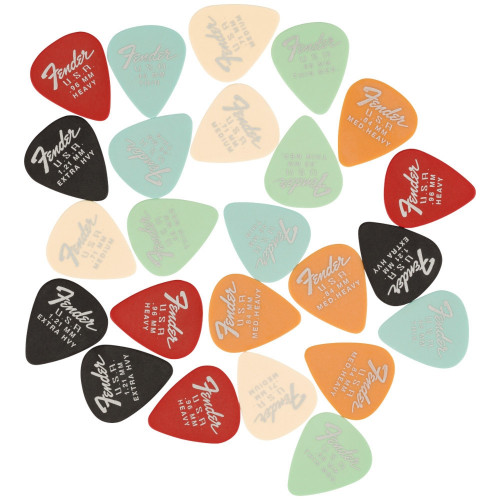 Fender Dura-Tone 351 Picks, 24 Mix