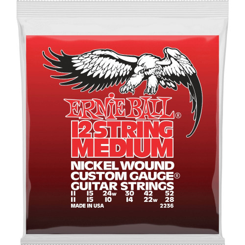Ernie Ball Nickel 12-String Slinky, Medium