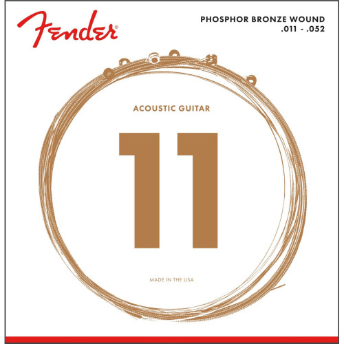Fender Phosphor Bronze Acoustic Strings .011-.052