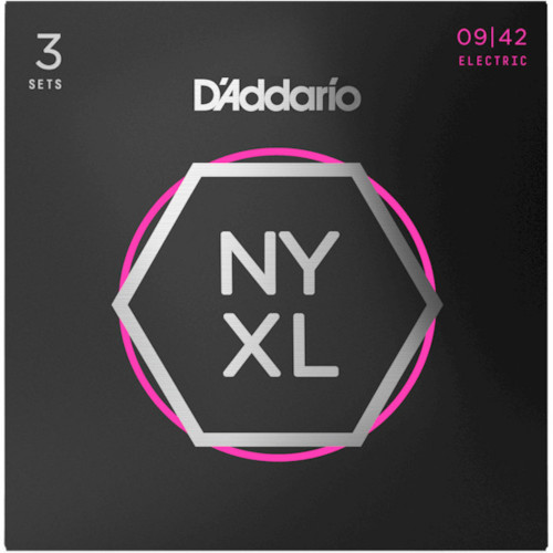 D'Addario NYXL0942 Super Light 3 Pack