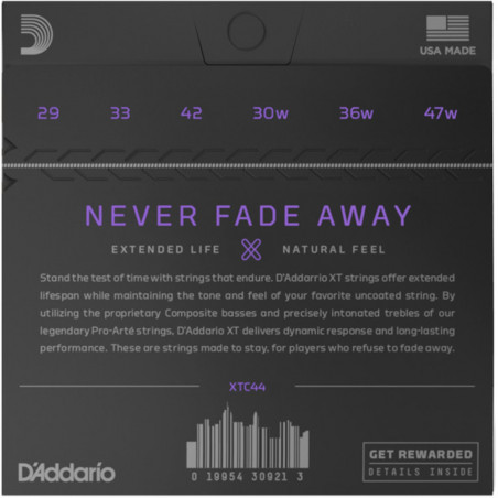 D'Addario XTC44, Extra Hard Tension
