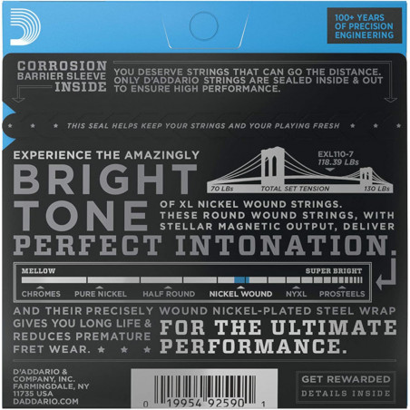 D’Addario EXL110-7