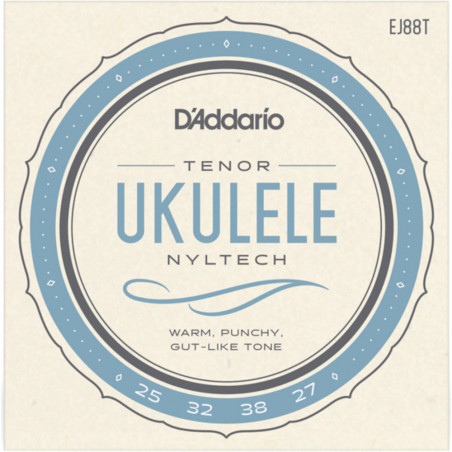D'Addario EJ88T Nyltech Ukulele, Tenor