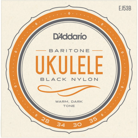 D’Addario EJ53B Pro-Arté Rectified Ukulele, Baritone