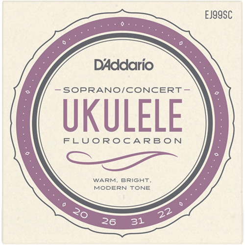 D’Addario EJ99SC Pro-Arté Carbon Ukulele, Soprano / Concert