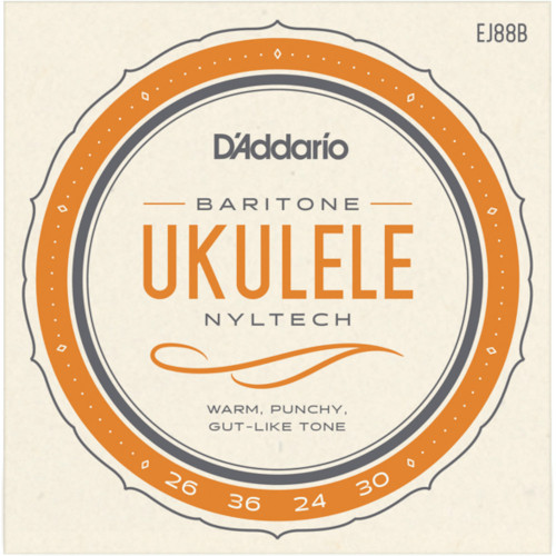 D’Addario EJ88B Nyltech Ukulele, Baritone