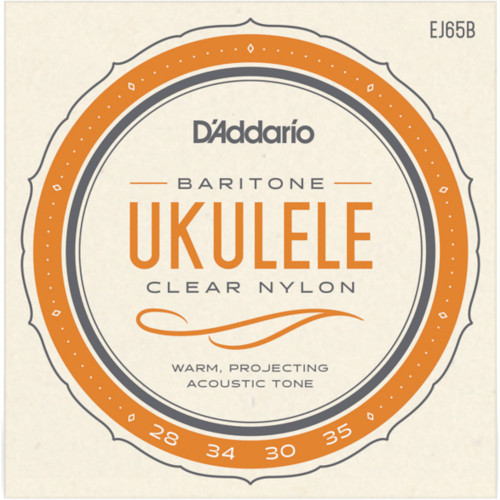 D’Addario EJ65B Pro-Arté Custom Extruded Ukulele, Baritone