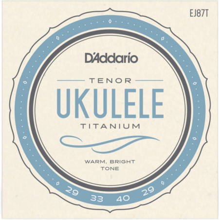 D’Addario EJ87T Titanium Ukulele, Tenor