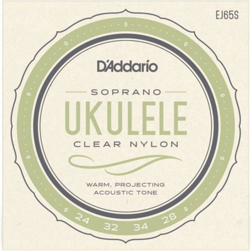 D’Addario EJ65S Pro-Arté Custom Extruded Ukulele, Soprano