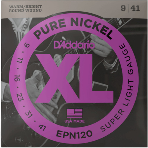 D’Addario EPN120 Pure Nickel, Super Light