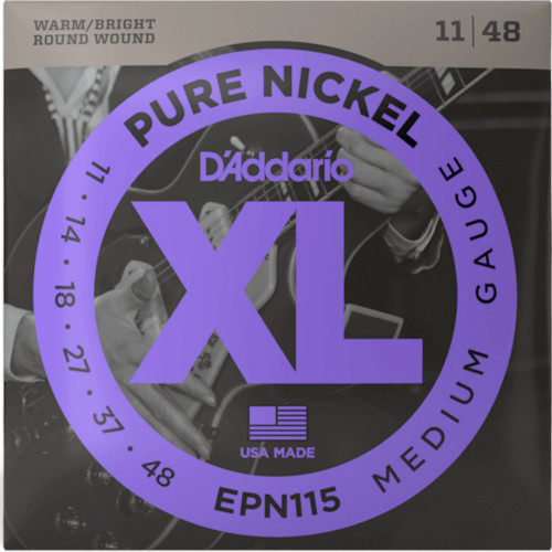 D’Addario EPN115 Pure Nickel, Blues/Jazz Rock