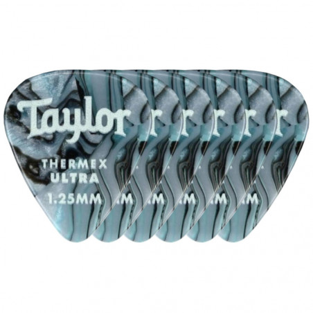 Taylor Palhetas Premium 351 Thermex, Abalone - 1.25mm, 6 un.