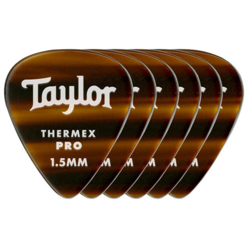 Taylor Palhetas Premium 351 Thermex Pro, Tortoise - 1.50mm, 6 un.