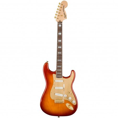 Squier 40th Anniversary Stratocaster Gold Edition LRL SSB