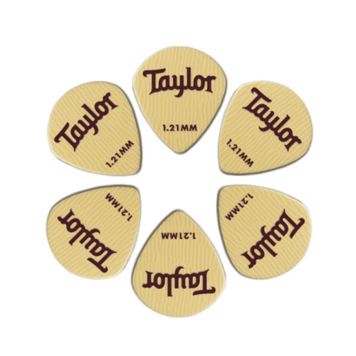 Taylor 6x Premium Darktone Ivoroid 651 Picks