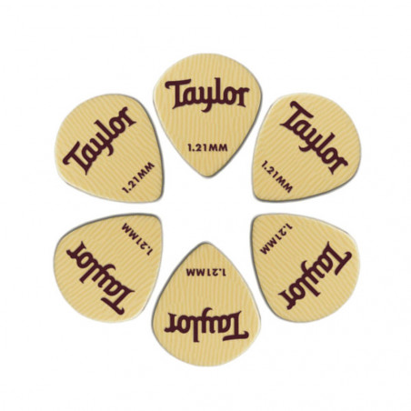 Taylor 6x Premium Darktone Ivoroid 651 Picks