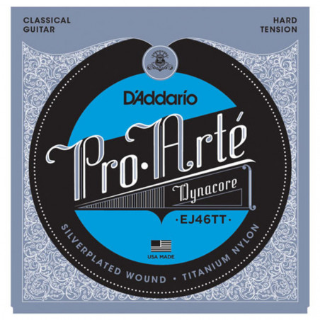 D'Addario EJ46TT Titanium Trebles, Hard Tension