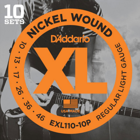D'Addario EXL110 10 sets