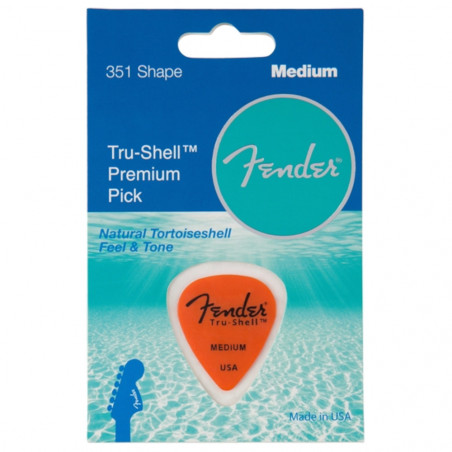 Fender Tru-Shell™ Casein 351 Shape Pick, Medium