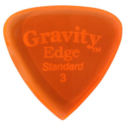 Gravity Picks Edge Standard 3mm Laranja