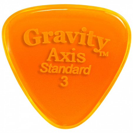 Gravity Picks Axis Standard 3mm Orange