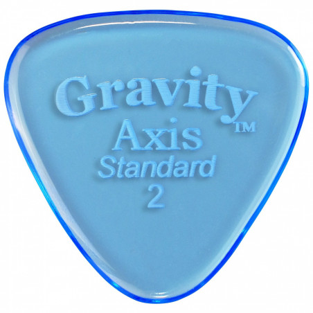 Gravity Picks Axis Standard 2mm Blue