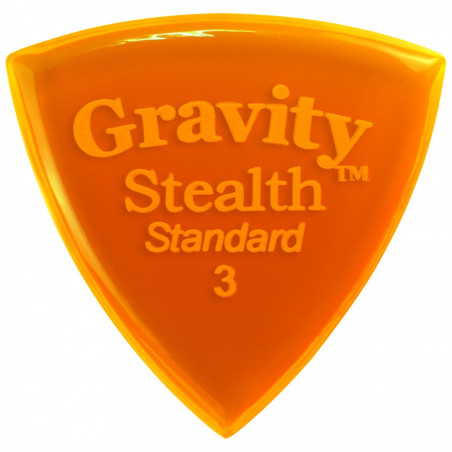 Gravity Picks Stealth Standard 3mm Orange