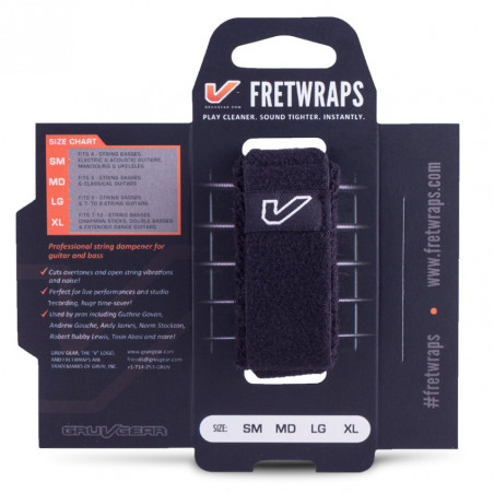 Gruv Gear FretWraps String Muters (1-Pack) - Black - Medium